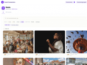 Overview met afbeeldingen mediabank DMO